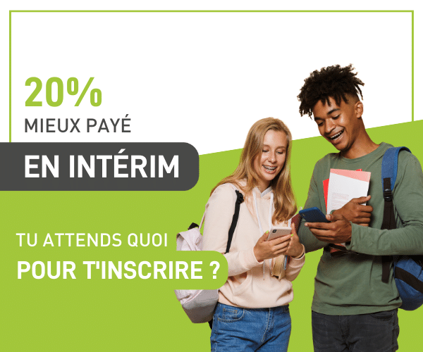Affiche promotionnelle TOMA intérim faisant la promotion des jobs d'été.